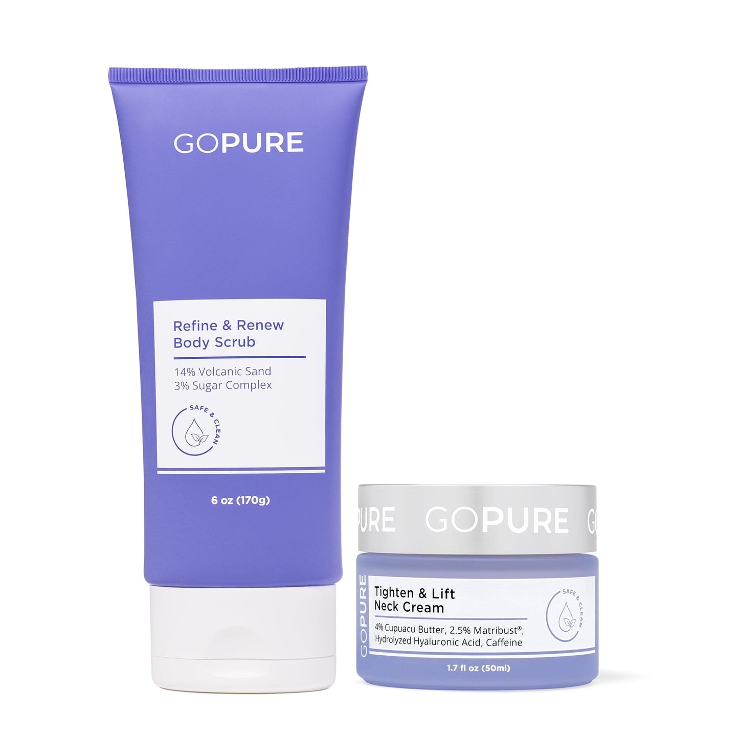 Neck Cream + Body Scrub
