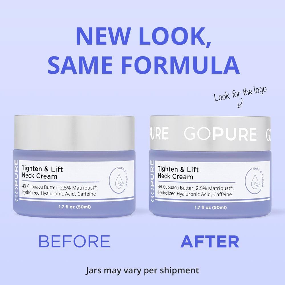 GOPURE Neck Cream - Tighten & Lift Firming Neck Cream for Crepey Skin