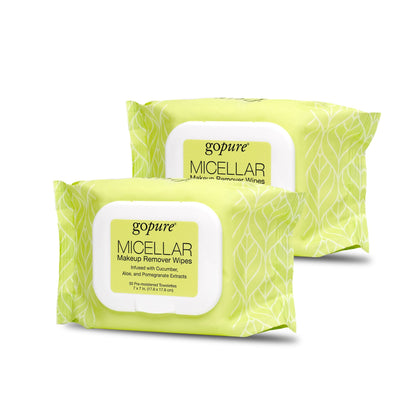 Micellar Makeup Remover Wipes (2 pack)